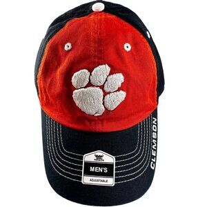 Fan Favorite Clemson Paw Cap Hat Tigers NCAA Baseball Strap Back Embroider